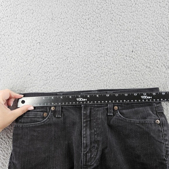 Levis Jeans Mens 30x30 Black 511 Slim Fit Tapered Leg Stretch Skater Grunge - Picture 7 of 16